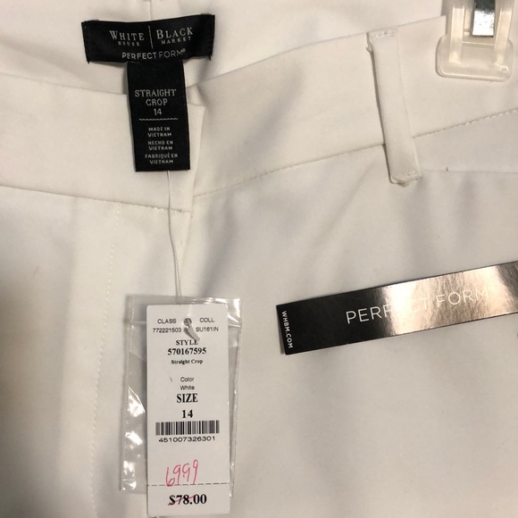 White House Black Market straight cropped pants - Picture 3 of 6